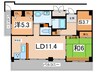 ベルデ石きり 2LDK+Sの間取り