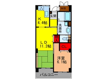 間取図 ベルデ石きり