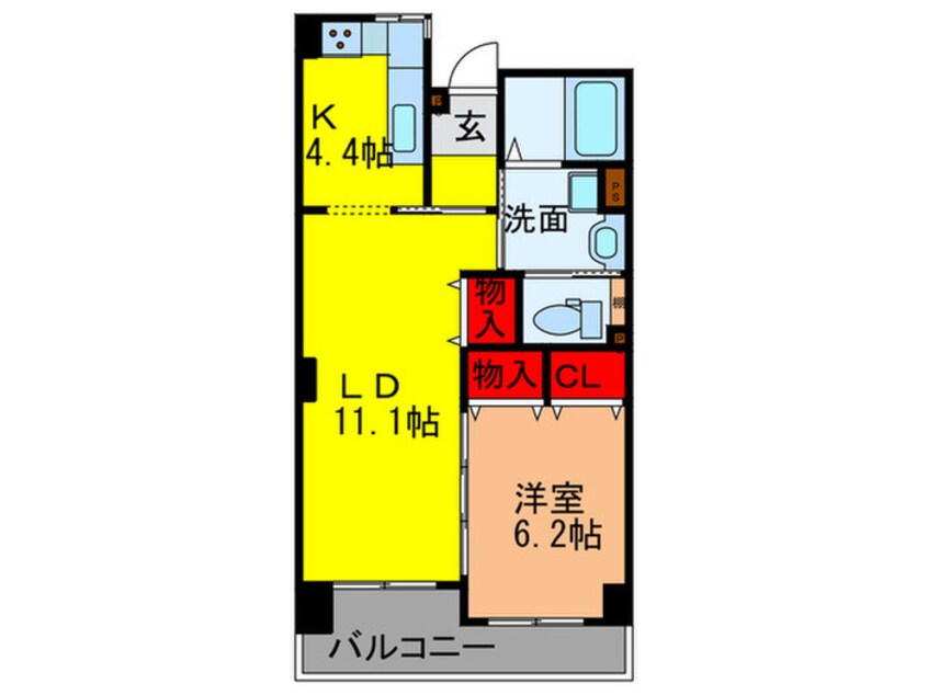 間取図 ベルデ石きり