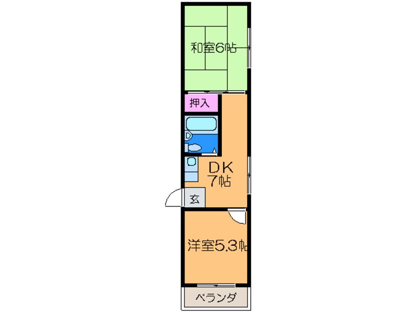 間取図 木内ハイツ