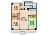 ハイツレインボー塩屋 3LDKの間取り