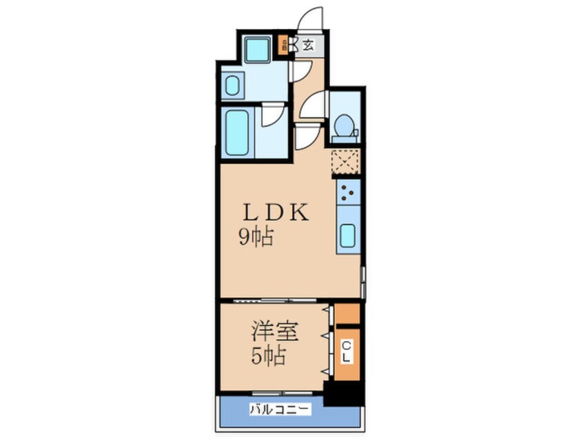 間取図 エスポアール福島