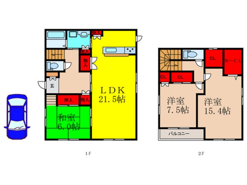 間取図 彩都あさぎ6丁目戸建