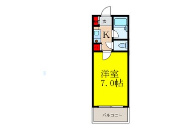 間取図 ビスタ江坂