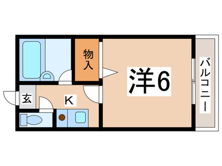 間取図 ヴェルヴェデ－レⅡ