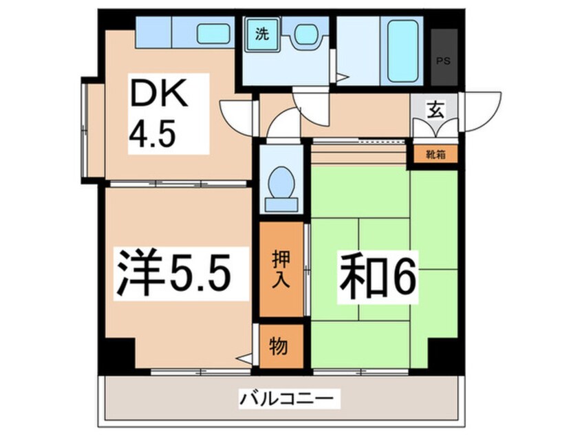 間取図 ヴェルヴェデ－レⅡ