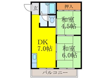 間取図 JPアパートメント吹田Ⅱ