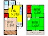 美園町貸家Ｂ 3DKの間取り