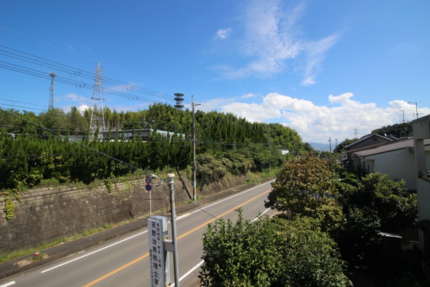 室内からの展望 指月ハイツ