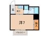 入山文化 1Kの間取り