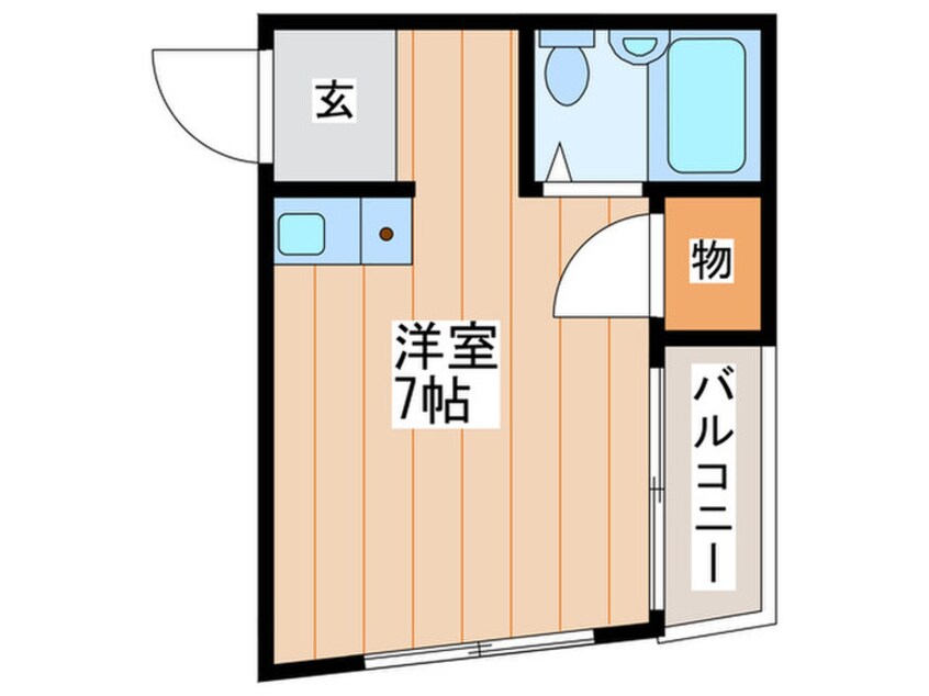 間取図 プレステージ寝屋川