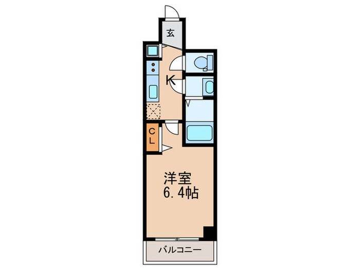 間取り図 ﾌﾟﾚｻﾝｽ天神橋ｽｶｲﾙ(1202)