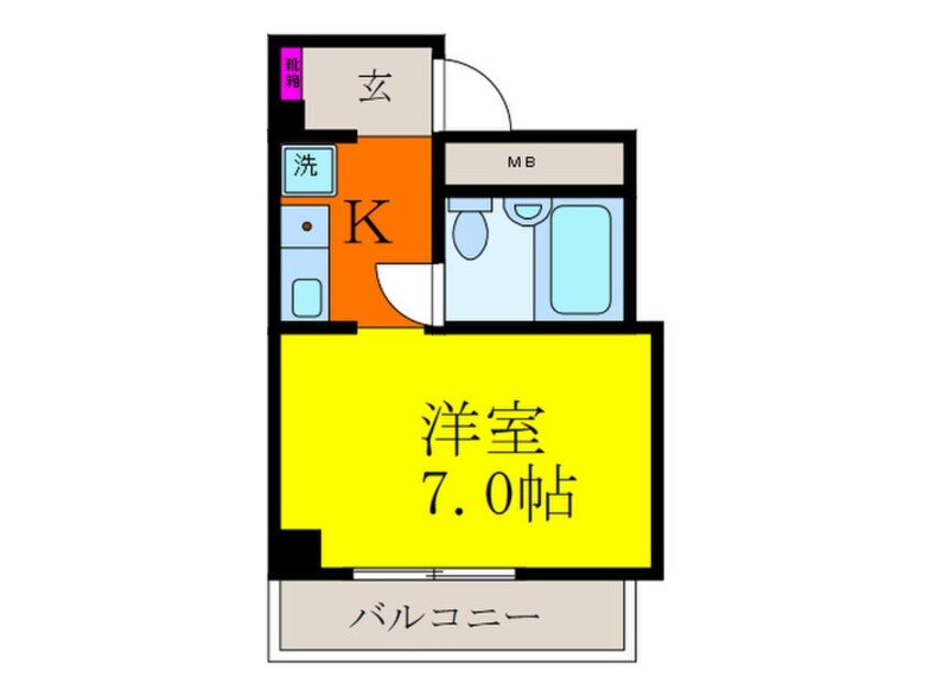 間取図 ハイツリバ－サイド