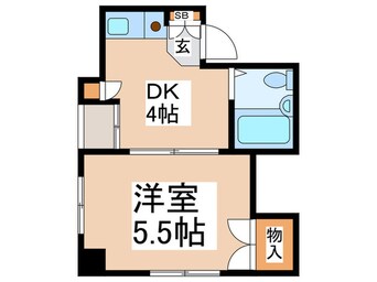 間取図 ベイタワー大阪