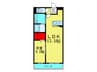 サンローレル 1LDKの間取り