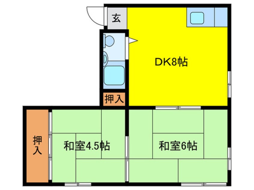 間取図 カラキマンション