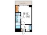 ＳＡＭ　ＭＩＮＤ　ＩＺＵＭＩ 1Kの間取り