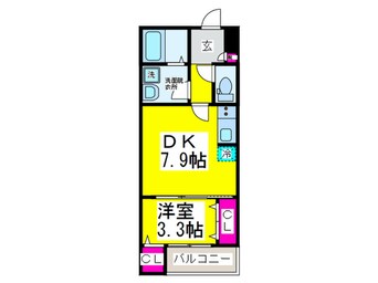 間取図 Sea　Garden　Rinku