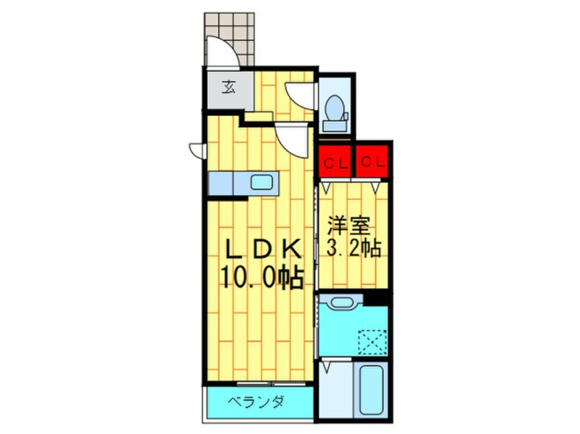 間取図 シャルマント・メゾン