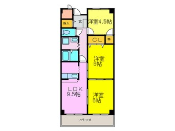 間取図 シャトレー和泉
