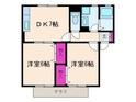 ハイカムールＢ棟の間取図