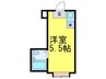 ジオナ本田 1Rの間取り