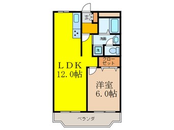 間取図 パークハイツ ミシマ