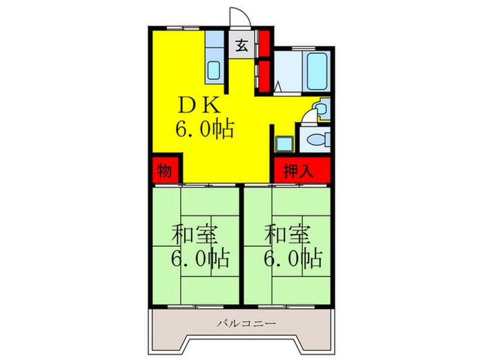 間取り図 パークハイツ ミシマ