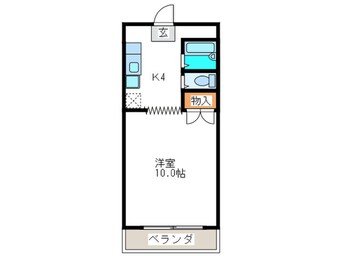 間取図 奥内西本町マンション