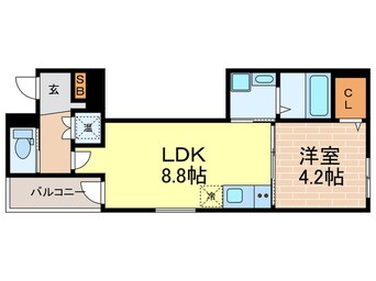 間取図 サラスヴァティＨ　西宮