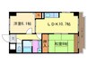 Ｍ レヴェンテ 2LDKの間取り