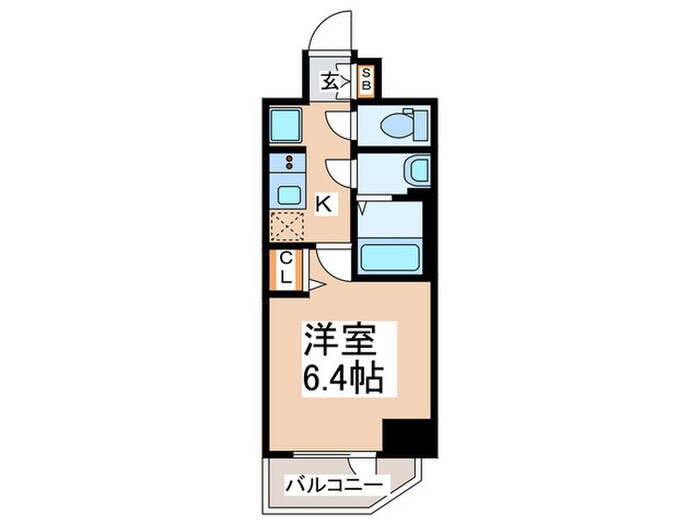 間取り図 アドバンス大阪カーサ（1204）