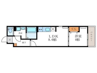 間取図 KRM RESIDENCE NAGAOKATENJIN
