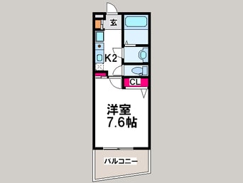 間取図 ルクレ阿波座レジデンス