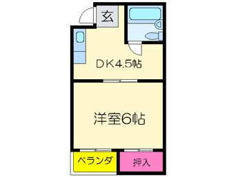 間取図 桃井マンション