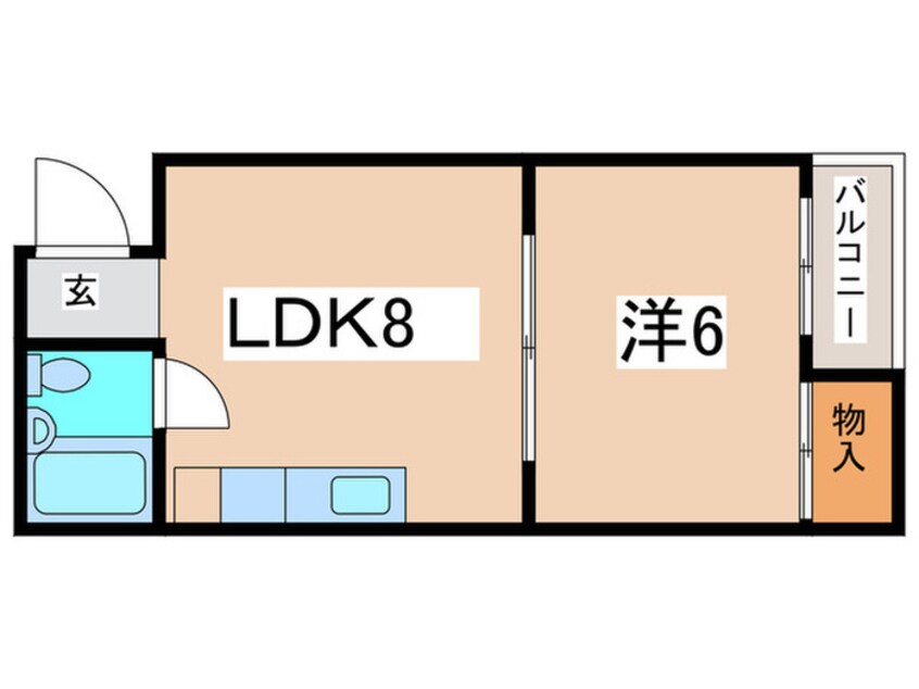 間取図 桃井マンション