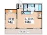 ＷＩＮＧＣＯＵＴ　桜通り 1LDKの間取り