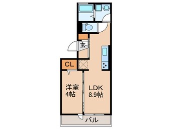 間取図 ウィン淡路駅前