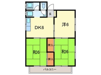 間取図 西町コ－ポラス