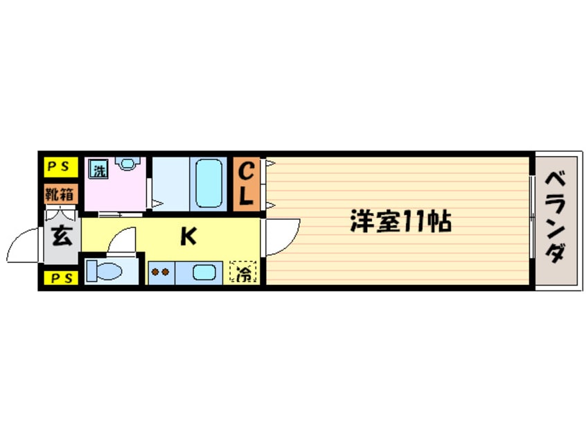 間取図 レシベ保原Ⅱ