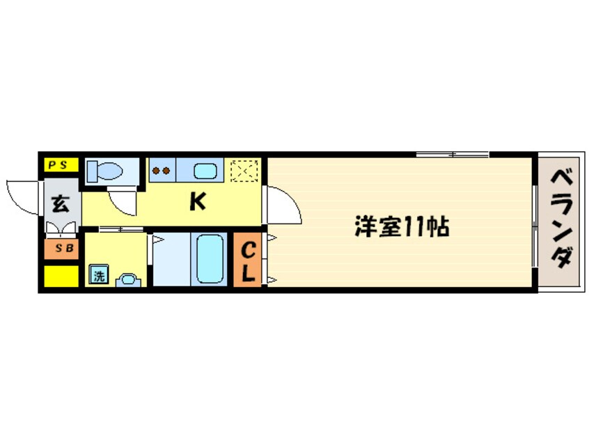 間取図 レシベ保原Ⅱ