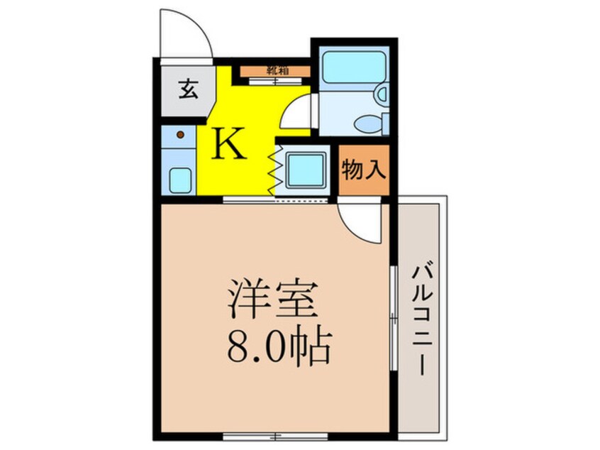 間取図 ハピネス茨木