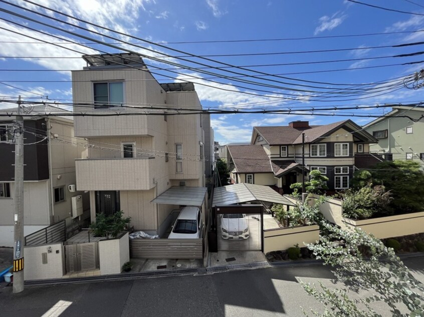 室内からの展望 リバ－サイド千里山