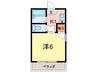 サンハウス 甲子園 1Kの間取り