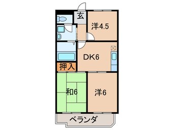 間取図 グレイスフル西川