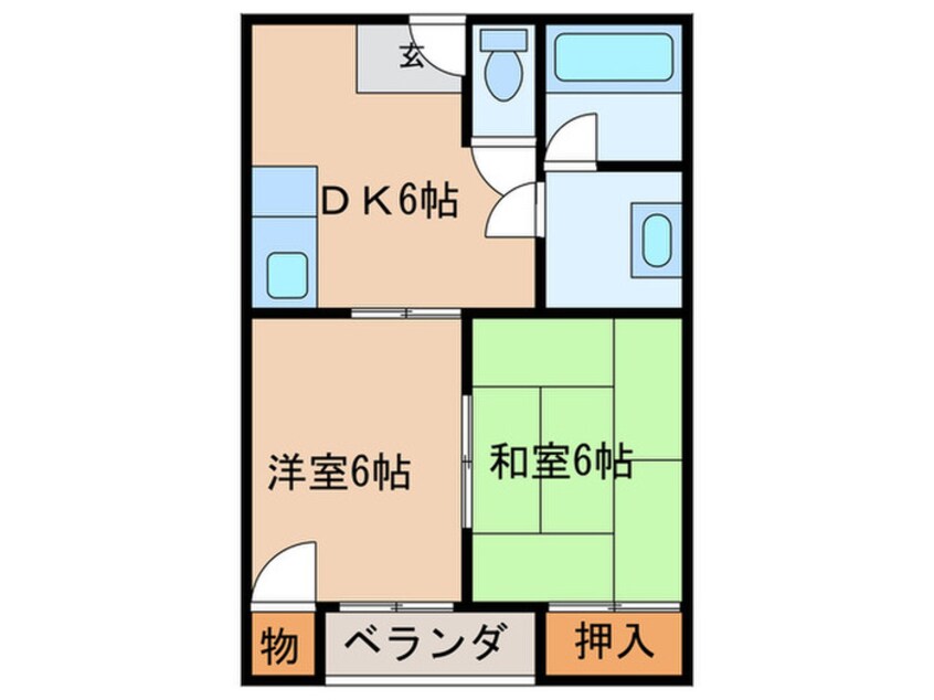 間取図 錦ハイツ