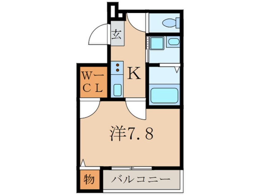 間取図 フジパレス阪急武庫之荘駅東