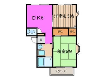 間取図 サンビレッジ芳崎Ｄ棟