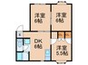 Ｙ・Ｔパルデメ－ル 3DKの間取り