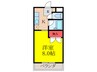 アルカディアST 1Kの間取り
